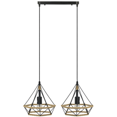Lampa wisząca 8803/2 ZWIS - 06 czarny Elem