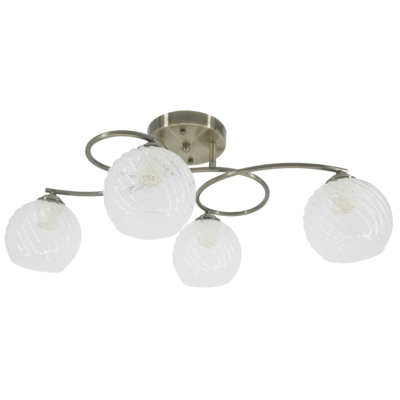 Lampa sufitowa 8951/4 21QG mosiądz Elem
