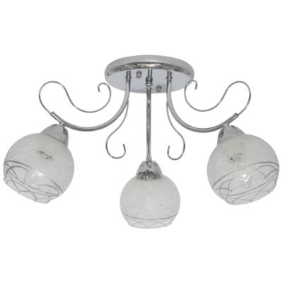 Lampa sufitowa 8957/3 8C chrom Elem