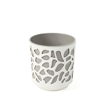 Donica Duet 30 korpus kremowy + wkład taupe Lamela