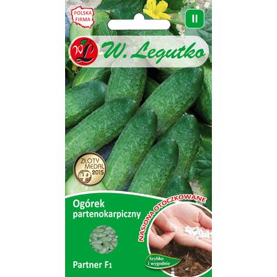 Nasiona otoczkowane - ogórek partenokarpiczny Partner F1 W.Legutko