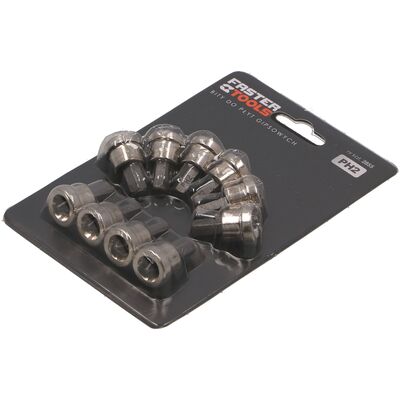 Bity PH2 do wkrętów do gipsu z ogranicznikiem 10 szt. FASTER TOOLS