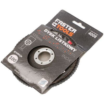 Dyski listkowy INOX 125 mm 100 gr FASTER TOOLS