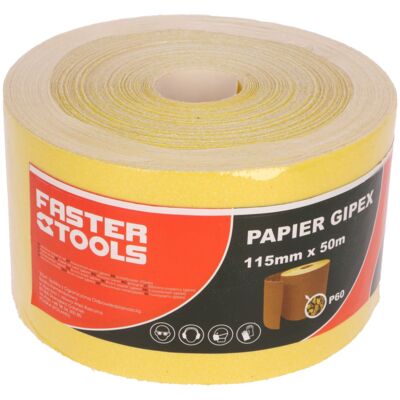 Papier ścierny 60 g 50 m FASTER TOOLS