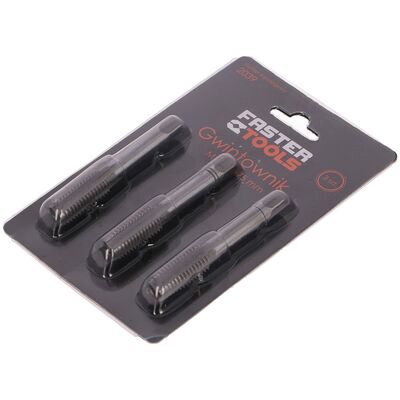 Gwintownik M12 - 3 sztuki FASTER TOOLS