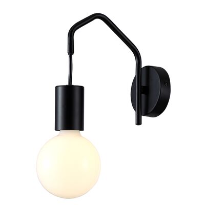 Kinkiet BASSO 1x40W E27 czarny matowy CANDELLUX