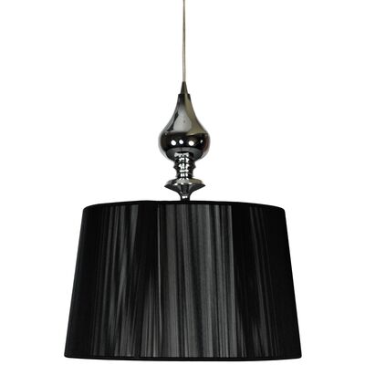 Lampa wisząca GILLENIA 1x60W E27 czarny CANDELLUX