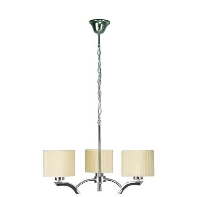 Lampa wisząca DRAGA 3x60W E27 kremowy CANDELLUX