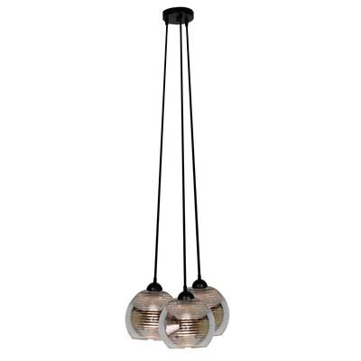 Lampa wisząca TRIO 1 3x60W E27 chrom CANDELLUX