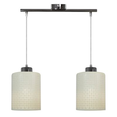 Lampa wisząca MARCEPAN 2x60W E27 chrom CANDELLUX