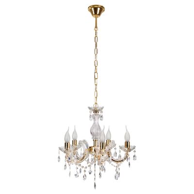 Lampa wisząca MARIA TERESA 5x40W E14 złoty CANDELLUX
