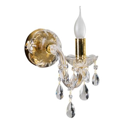 Kinkiet MARIA TERESA 1x40W E14 złoty CANDELLUX