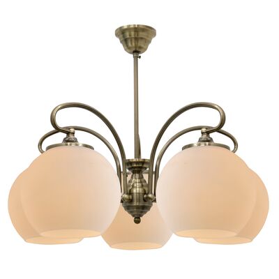 Lampa wisząca ORBIT 5x60W E27 patyna miedź CANDELLUX