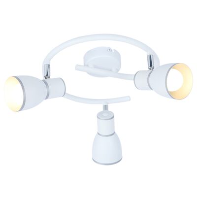 Spirala FIDO 3x40W E14 biały+chrom CANDELLUX