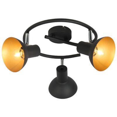 Spirala DISO 3x40W E27 czarny+złoto CANDELLUX
