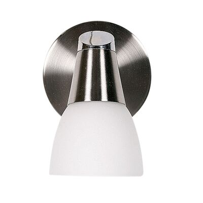 Kinkiet SELIA 1x40W G9 nikiel mat/chrom biały bez żarówek CANDELLUX