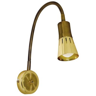 Kinkiet ARENA WYSIĘGNIK 1x40W R50 E14 złoto patyna CANDELLUX