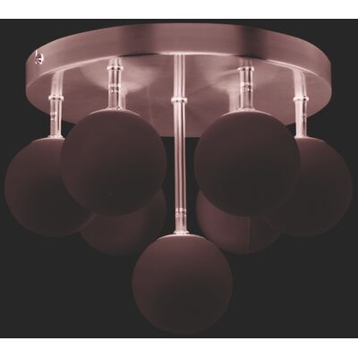 Plafon ETIUDA 7xG9/40W 230V nikiel mat CANDELLUX