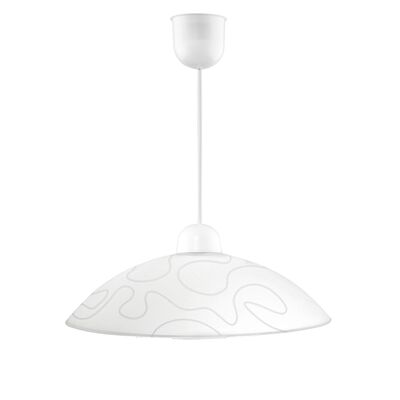 Lampa wisząca MALIBU 40 1x60W E27 biały CANDELLUX