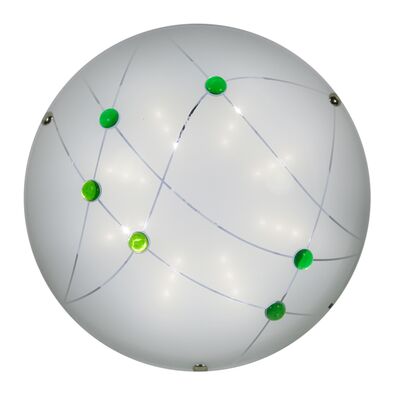 Plafon DUCA 30 1x10W LED 6500K zielony CANDELLUX