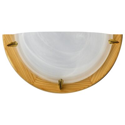 Plafon DUNA 1/2 sosna ALABASTER 1x60W CANDELLUX