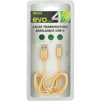 Łącze transmisyjno-zasilające USB-C pomarańczowe 4CAR