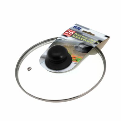 Pokrywa żaroodporna 20 cm transparentny