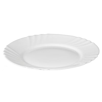 Talerz płaski BIANCO 25 cm biały
