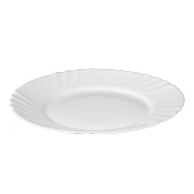 Talerz płaski BIANCO 25 cm biały