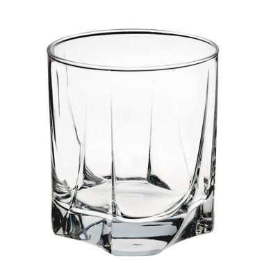 Szklanka niska LUNA 365 ml komplet 6 sztuk transparentny