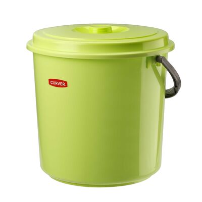 Wiadro z pokrywą 10L zielony