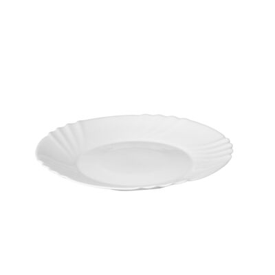 Talerz deserowy BIANCO 20 cm biały