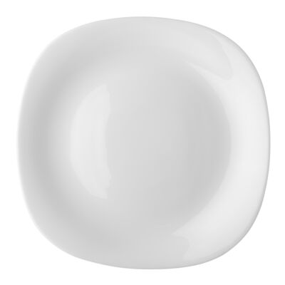 Talerz QUADRO płytki 28 cm biały