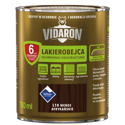 Lakierobejca Ochronno-Dekoracyjna Wenge Afrykańskie L10 0,75 l VIDARON