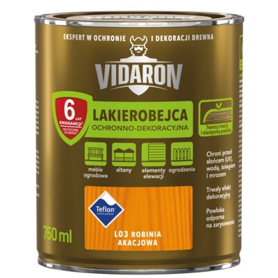 Lakierobejca Ochronno-Dekoracyjna Robinia Akacjowa L03 0,75 l VIDARON