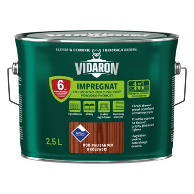 Impregnat Powłokotwórczy Ochronno-Dekoracyjny Palisander Królewski V08 2,5 l VIDARON