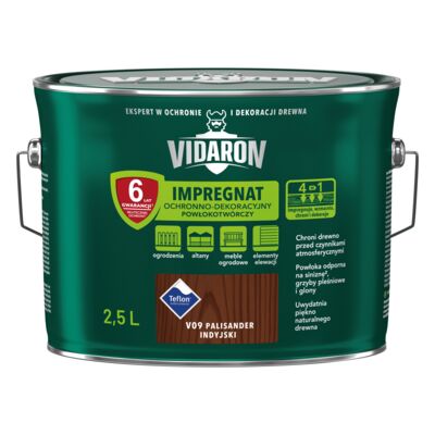 Impregnat Powłokotwórczy Ochronno-Dekoracyjny Palisander Indyjski V09 2,5 l VIDARON