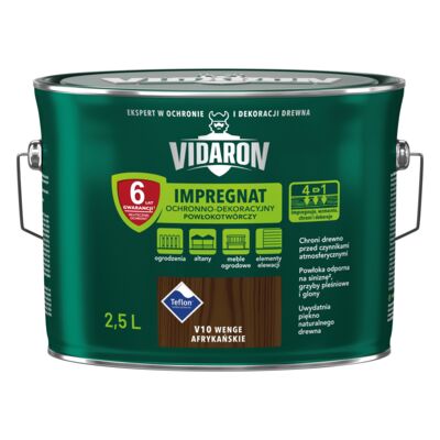 Impregnat Powłokotwórczy Ochronno-Dekoracyjny Wenge Afrykańskie V10 2,5 l VIDARON