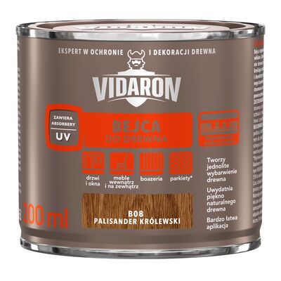 Bejca do drewna Palisander Królewski B08 0,2 l VIDARON