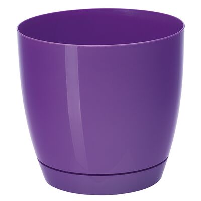Doniczka TOSCANA 11 cm okrągła fioletowy