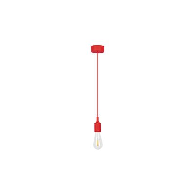 Zawiesie Roxy E27 / 1x 40W czerwony