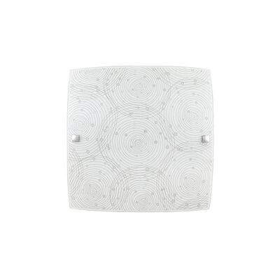Plafoniera Andra kwadratowa LED 12W biały chrom
