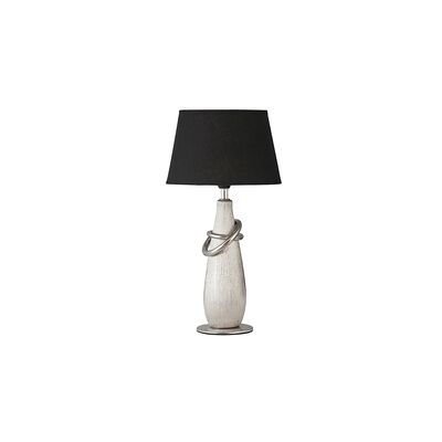 Lampka Evelyn E-14 / 1x max 40W chrom, czarny