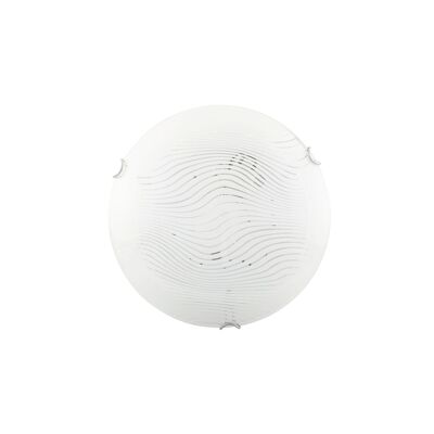 Plafoniera Beverly E27 1x60W biały przeźroczysty