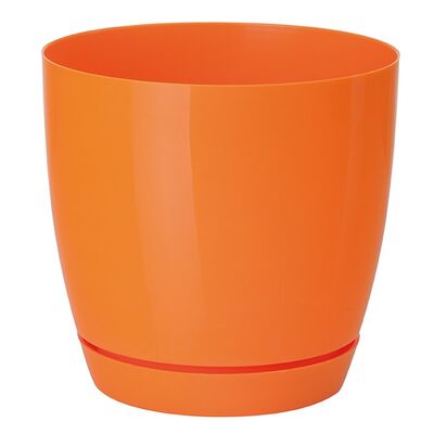 Doniczka TOSCANA 15 cm okrągła pomarańczowy