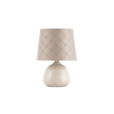 Lampka ceramiczna Ellie E14/40W beige
