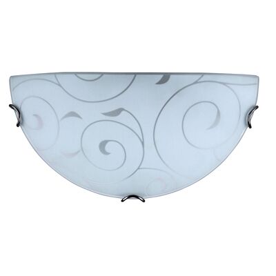 Półplafon Harmony lux E27 60W D30 chrom, biały