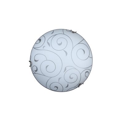 Plafoniera Harmony lux E27 60W D30 chrom biały