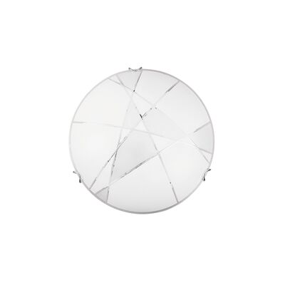 Plafoniera Eterna D30 E27 1x60W transparentny biały