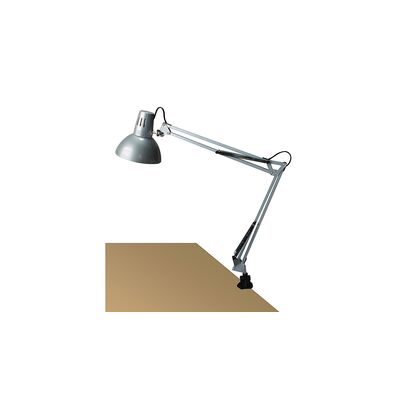 Lampka biurkowa Arno E27 1x60 srebrna